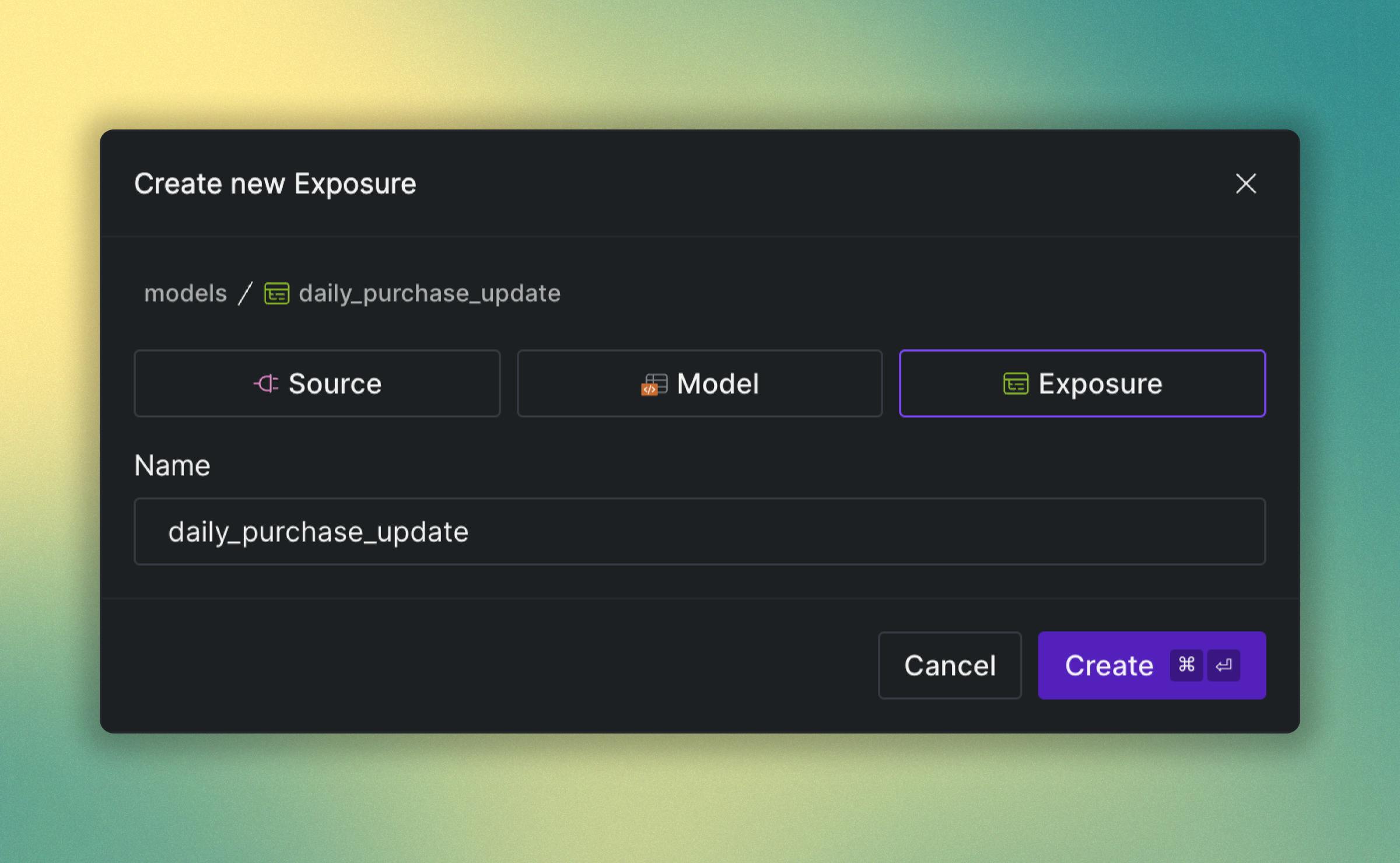 Add exposures to your DAG.
