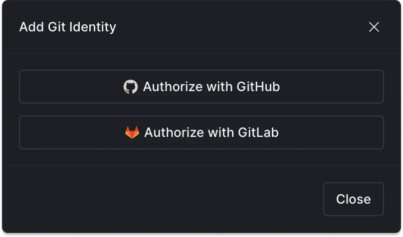 Add Git identity.