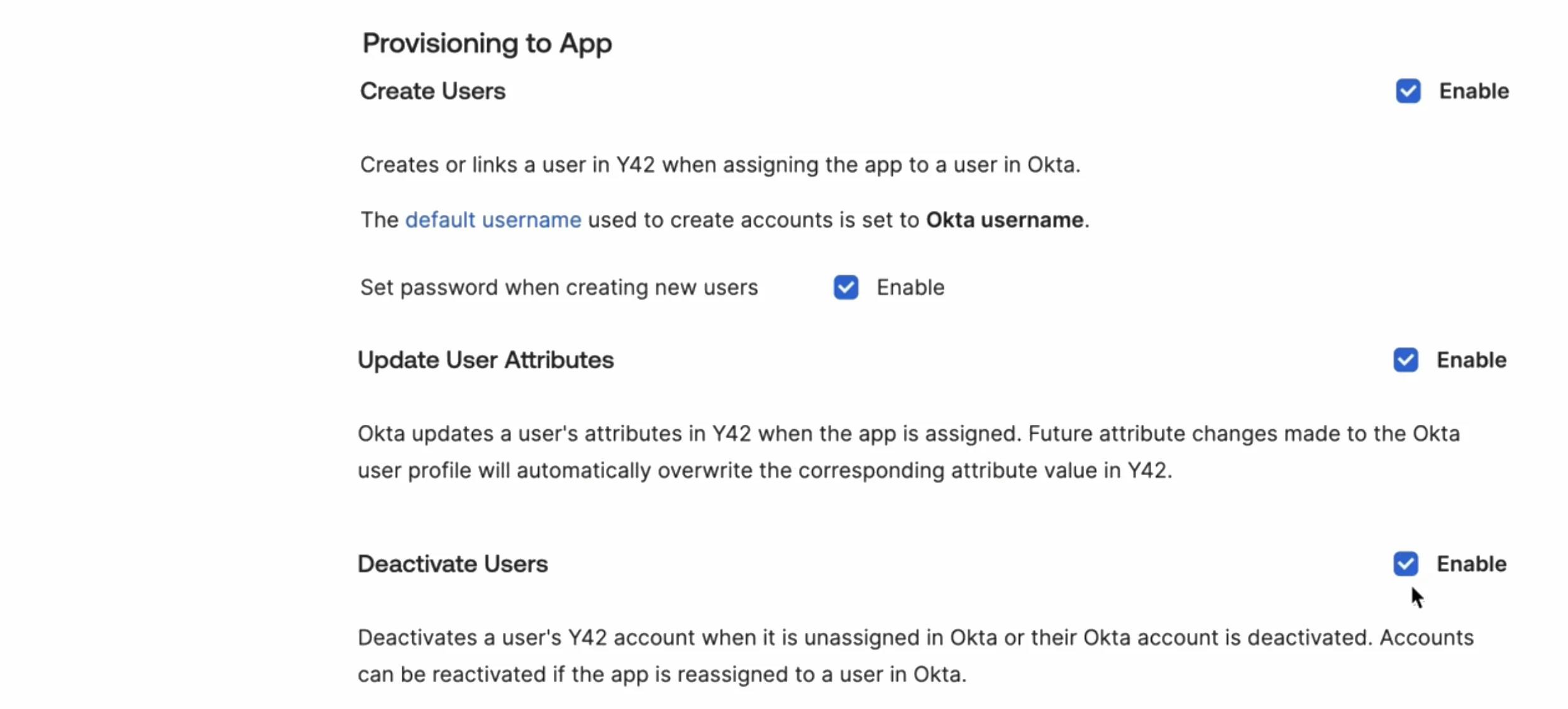 Okta SCIM Authentication: App permission