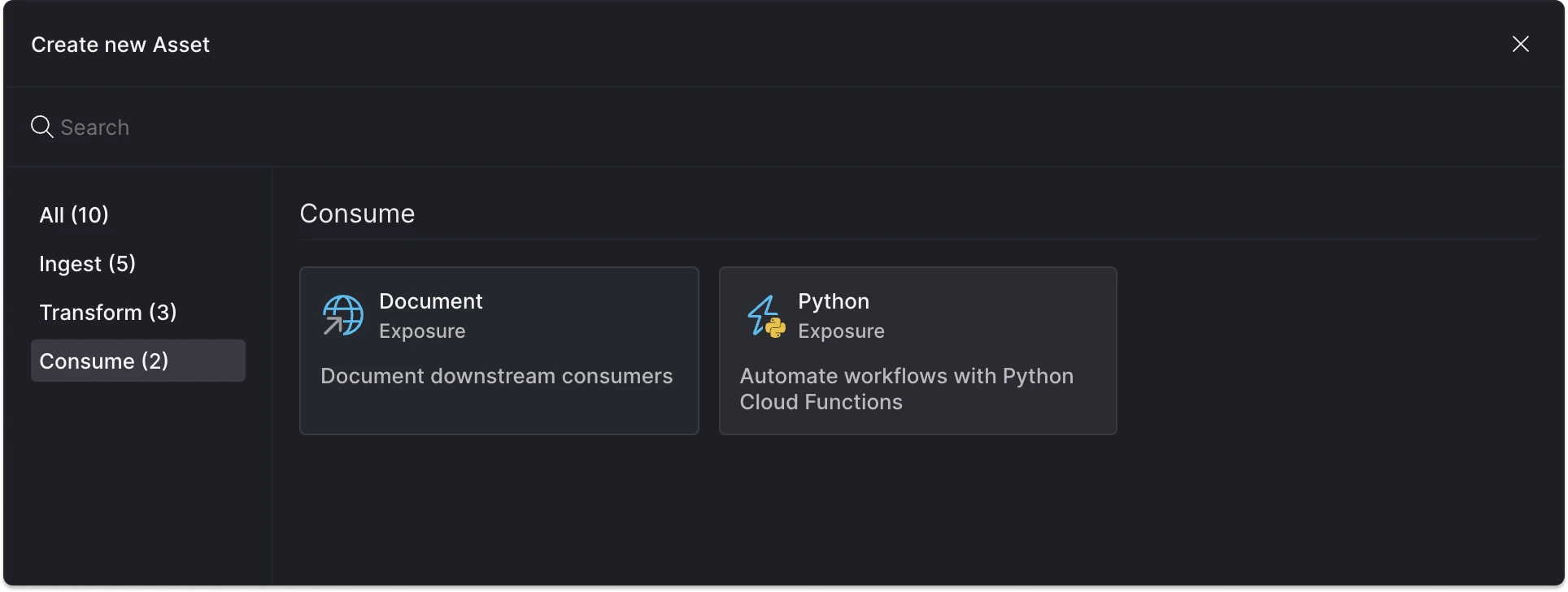Add a Python Action asset.